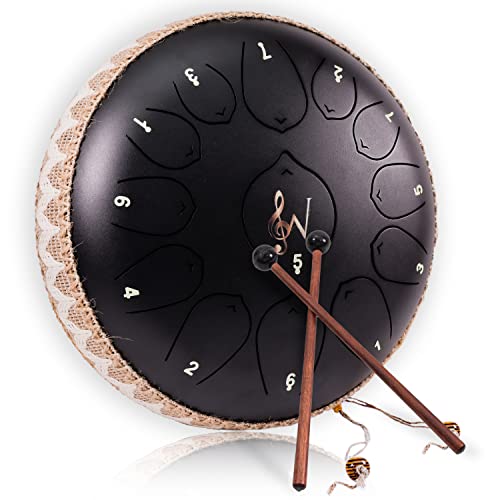 Wise Harmony 12 Inch Steel Tongue Rain Drum