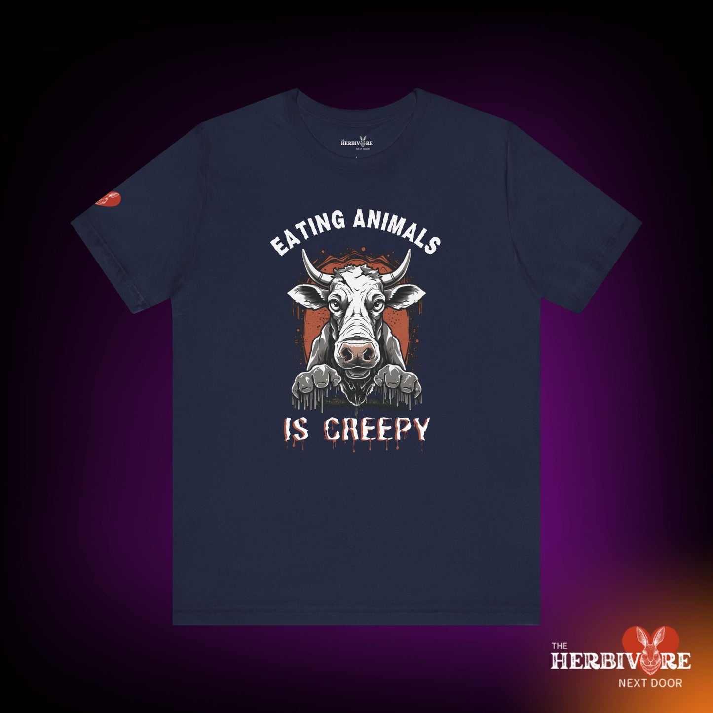 Eating Animals is Creepy T-Shirt - Vegan America