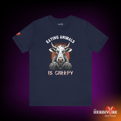 Eating Animals is Creepy T-Shirt - Vegan America