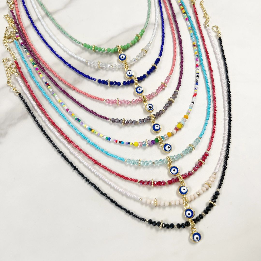 Evil Eye Charm Necklaces - Vegan America