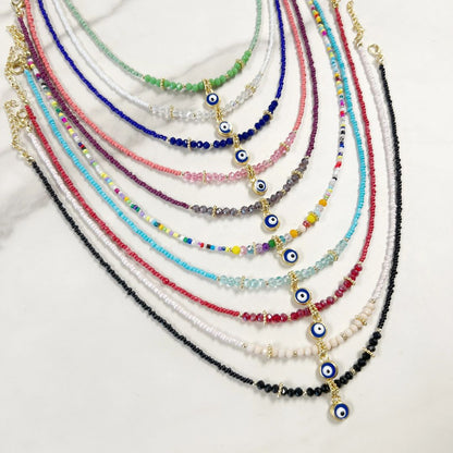 Evil Eye Charm Necklaces - Vegan America