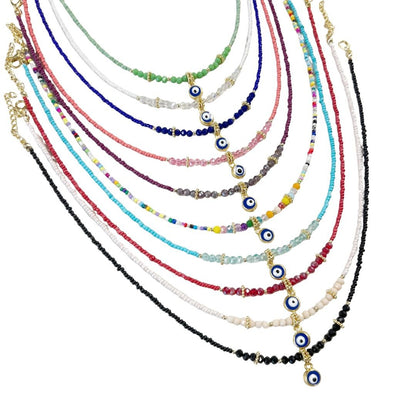 Evil Eye Charm Necklaces - Vegan America