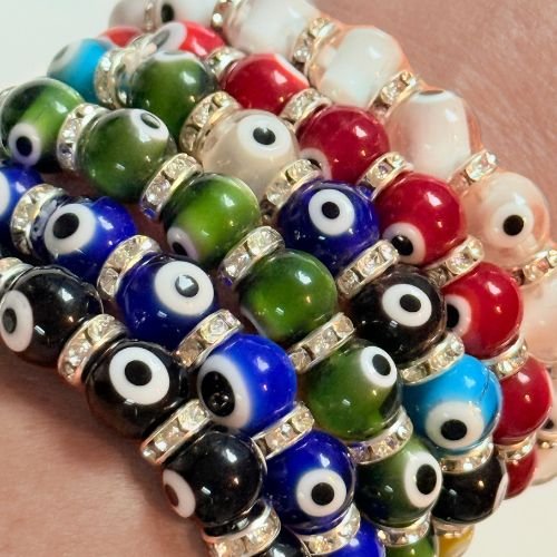 Evil Eye Beaded Bracelets - Vegan America