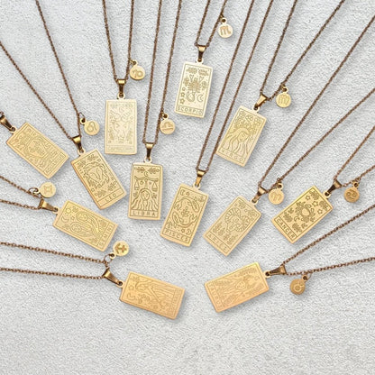 Zodiac Constellation Pendant Necklaces - Vegan America