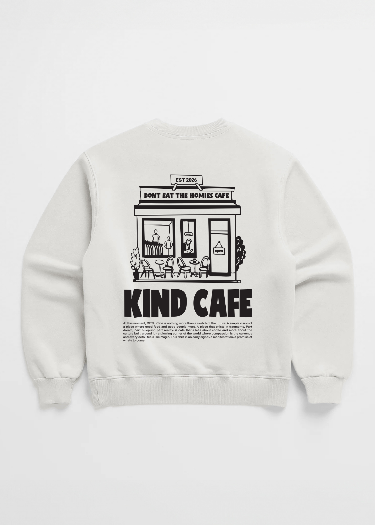 KIND CAFE CREWNECK