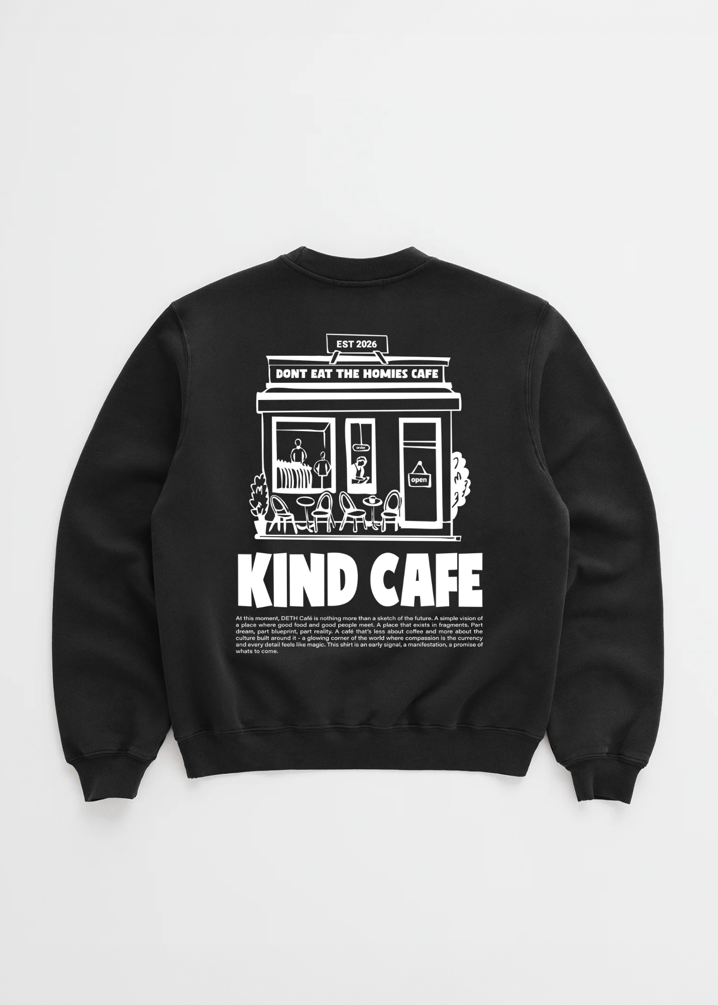 KIND CAFE CREWNECK