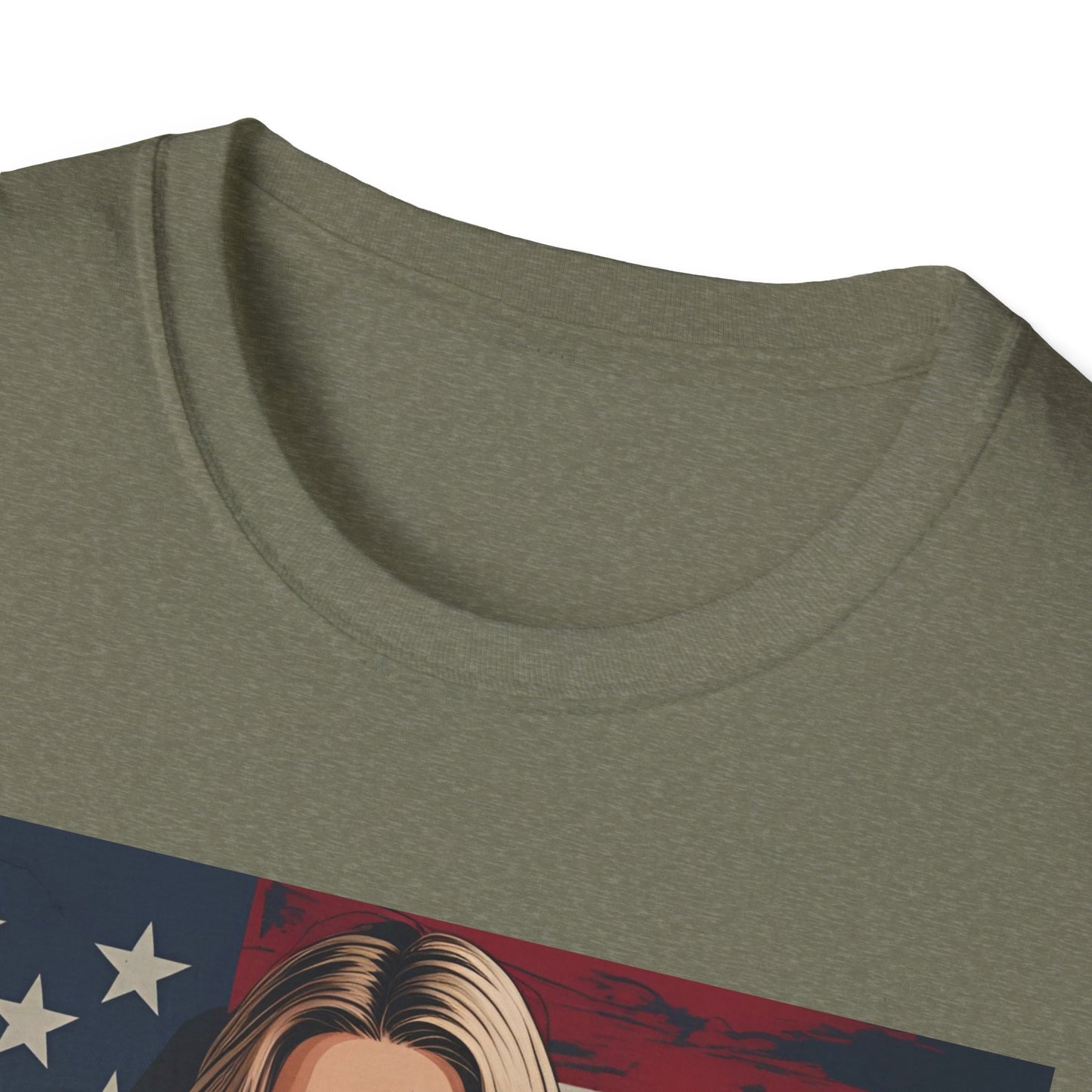 Vegan America T-Shirt | UnisexSoftstyle Tee, Eco - Friendly Fashion, Gift for Vegans, Independence Day Outfit, Casual Wear - Vegan America