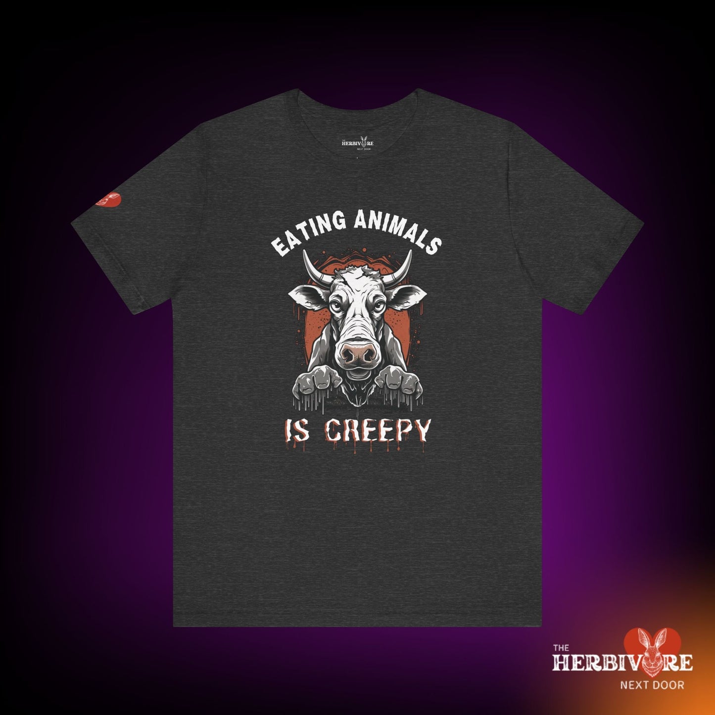 Eating Animals is Creepy T-Shirt - Vegan America