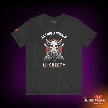 Eating Animals is Creepy T-Shirt - Vegan America
