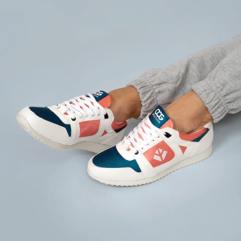 Imperfect - Raven - Coral / Blue_F 38 - Vegan America