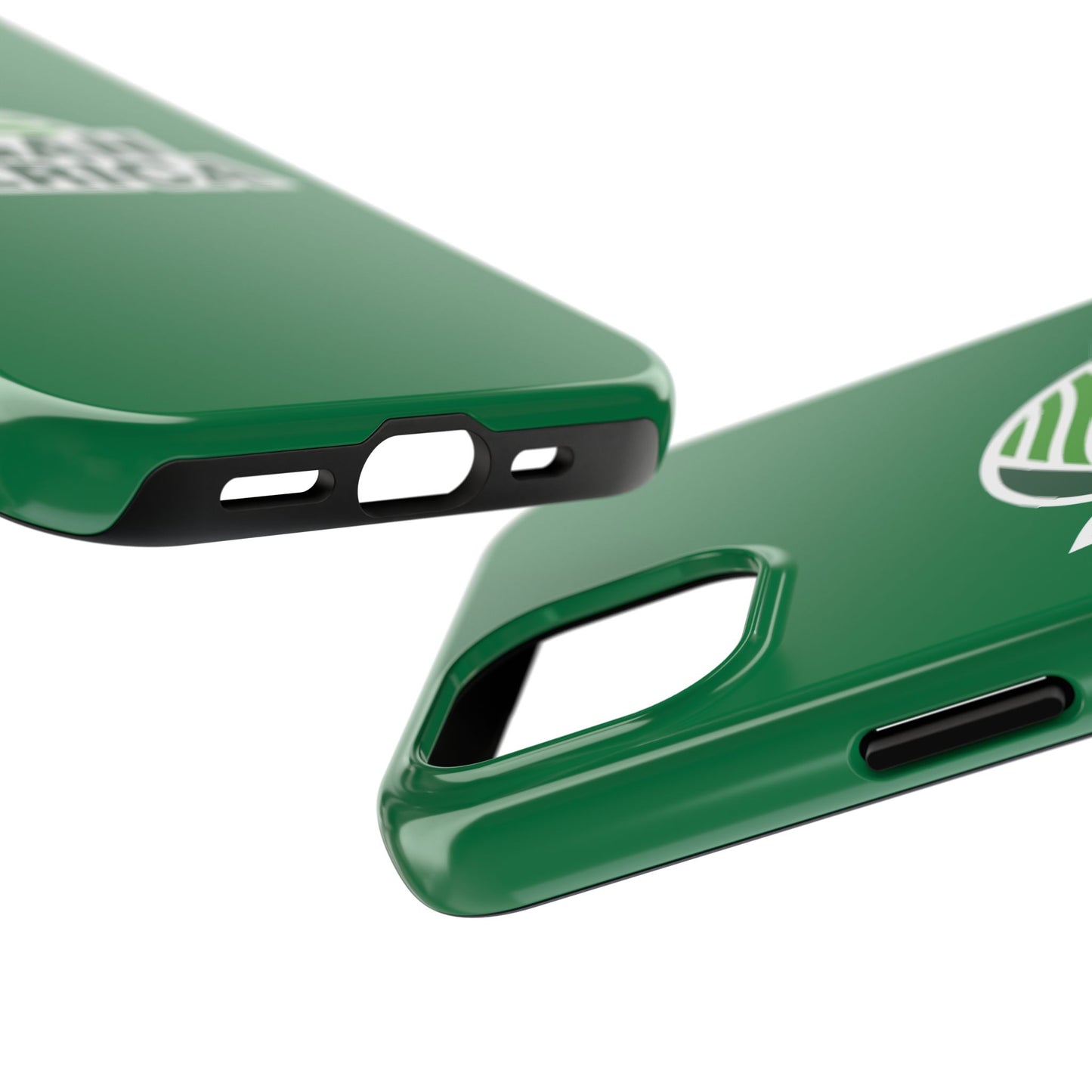 Vegan America Tough Phone Case — Green Protective Vegan Pride Cover - Vegan America