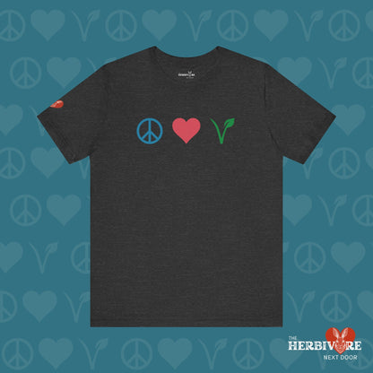 Peace Love Vegan - Unisex - Vegan America