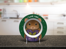 Purple Plum Whimsical Mouse