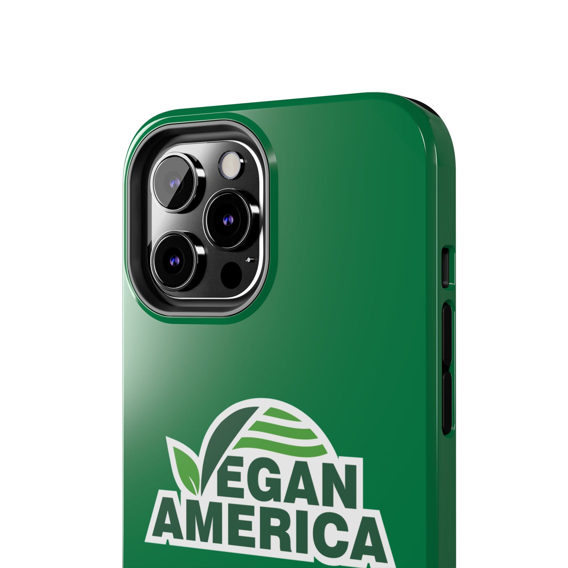 Vegan America Tough Phone Case — Green Protective Vegan Pride Cover - Vegan America