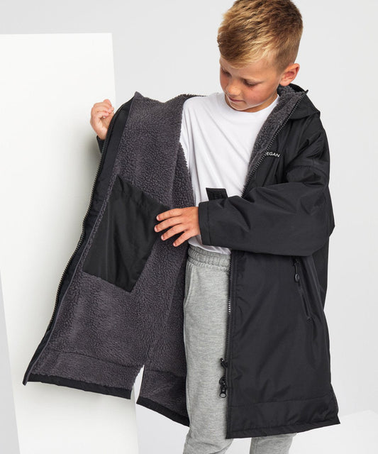 Vegan Happy Kids Unisex TriDri® Waterproof Changing Robe | Multiple Colours