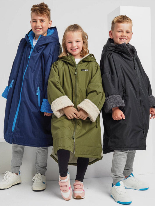 Vegan Happy Kids Unisex TriDri® Waterproof Changing Robe | Multiple Colours