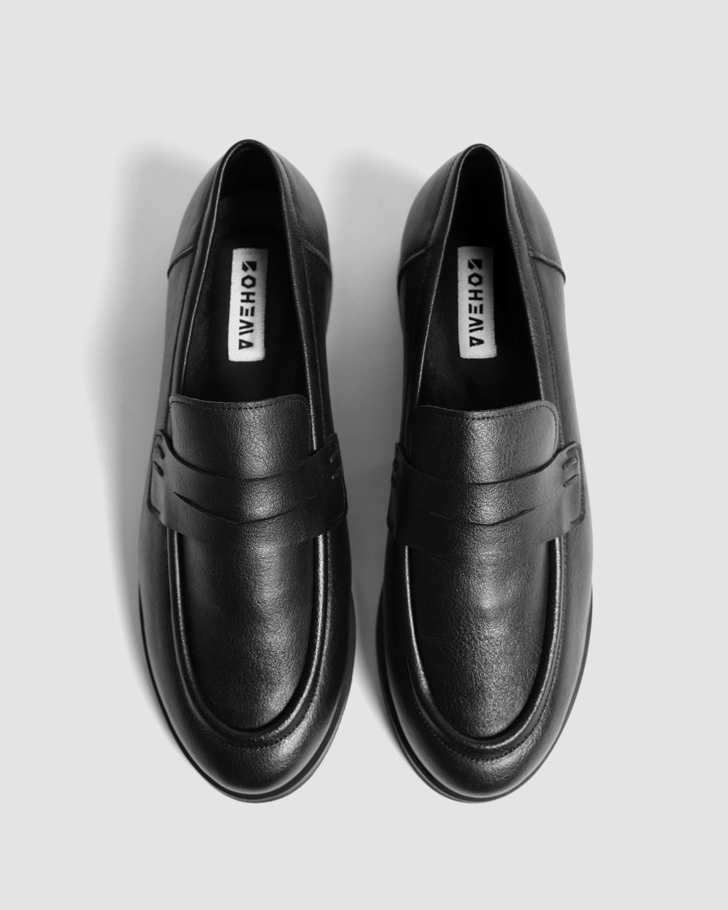 Dakota Loafers Black black women's moccasins - Vegan America