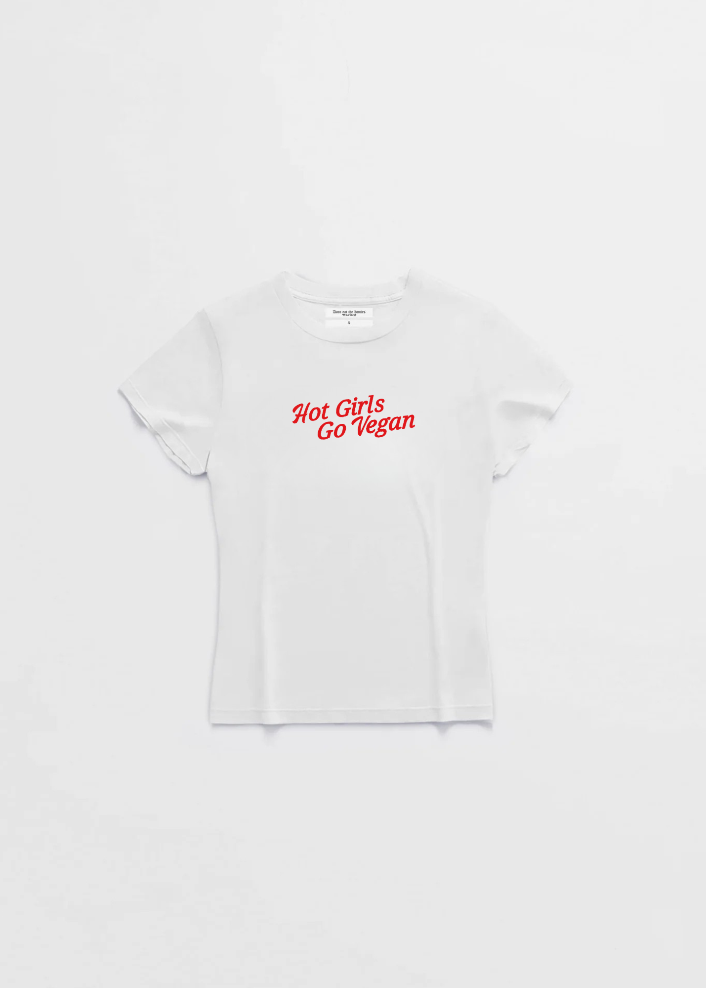 HOT GIRLS GO VEGAN BABY TEE - Vegan America
