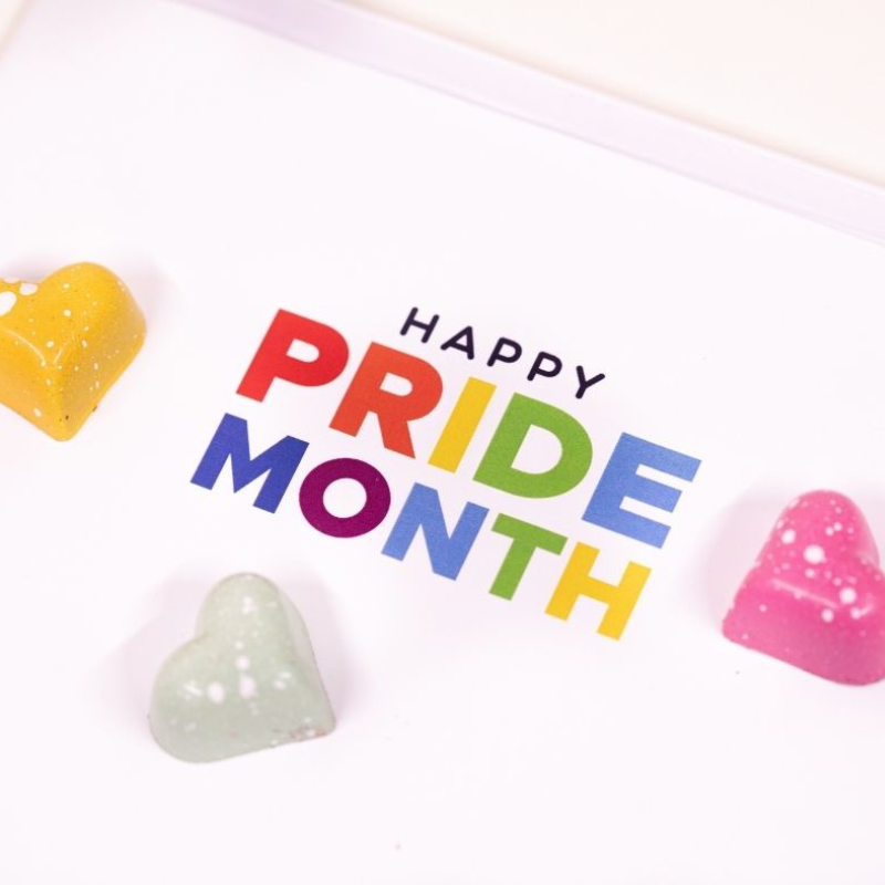 **VEGAN** 9 Piece LGBTQIA Pride Chocolate Gift Box