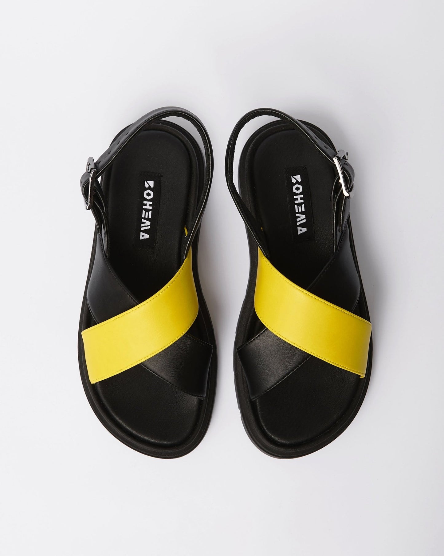 Glare Sandals Lemon made of vegan corn leather - Vegan America