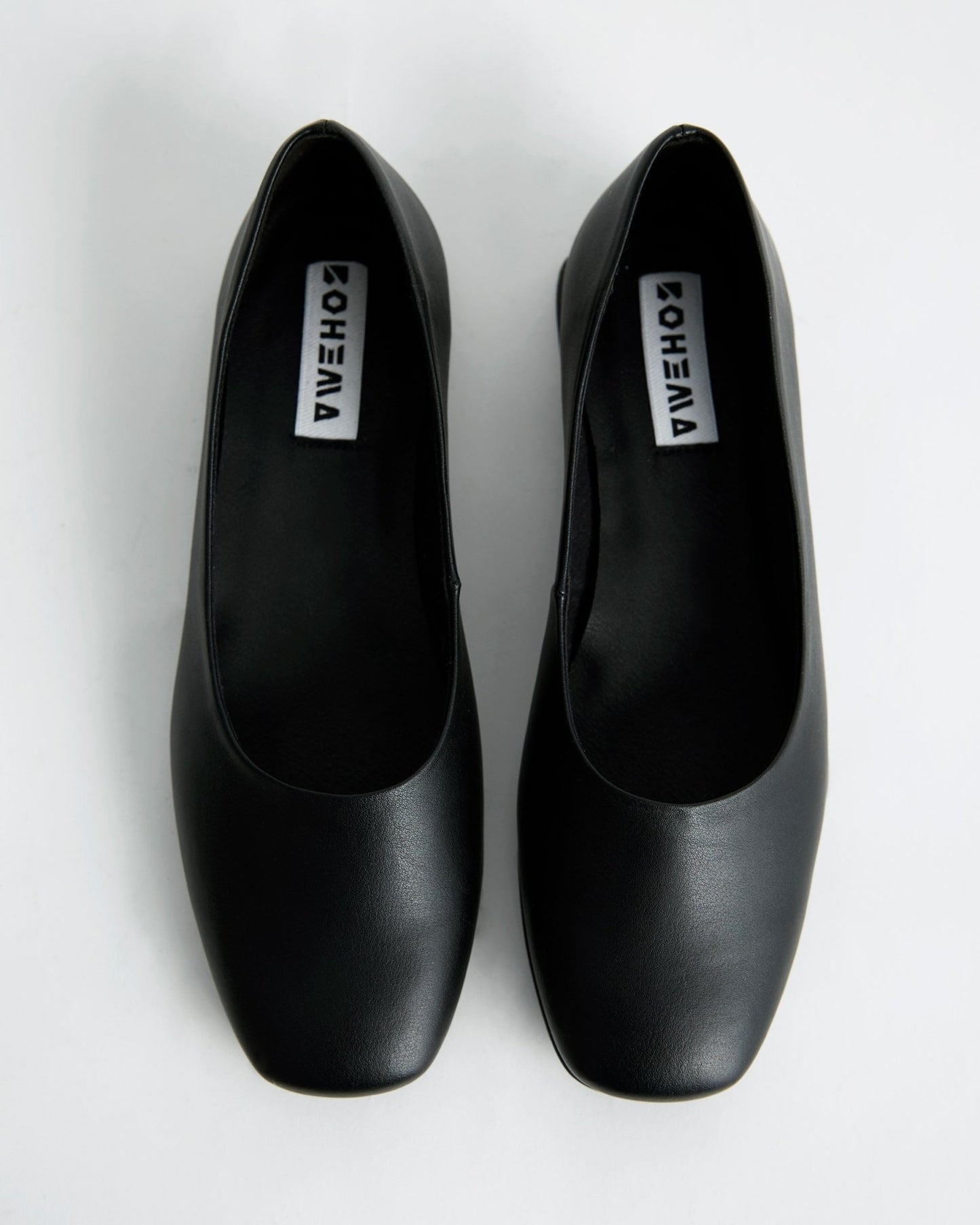 Black Diana Pumps black ballerinas with a square - cut shape - Vegan America
