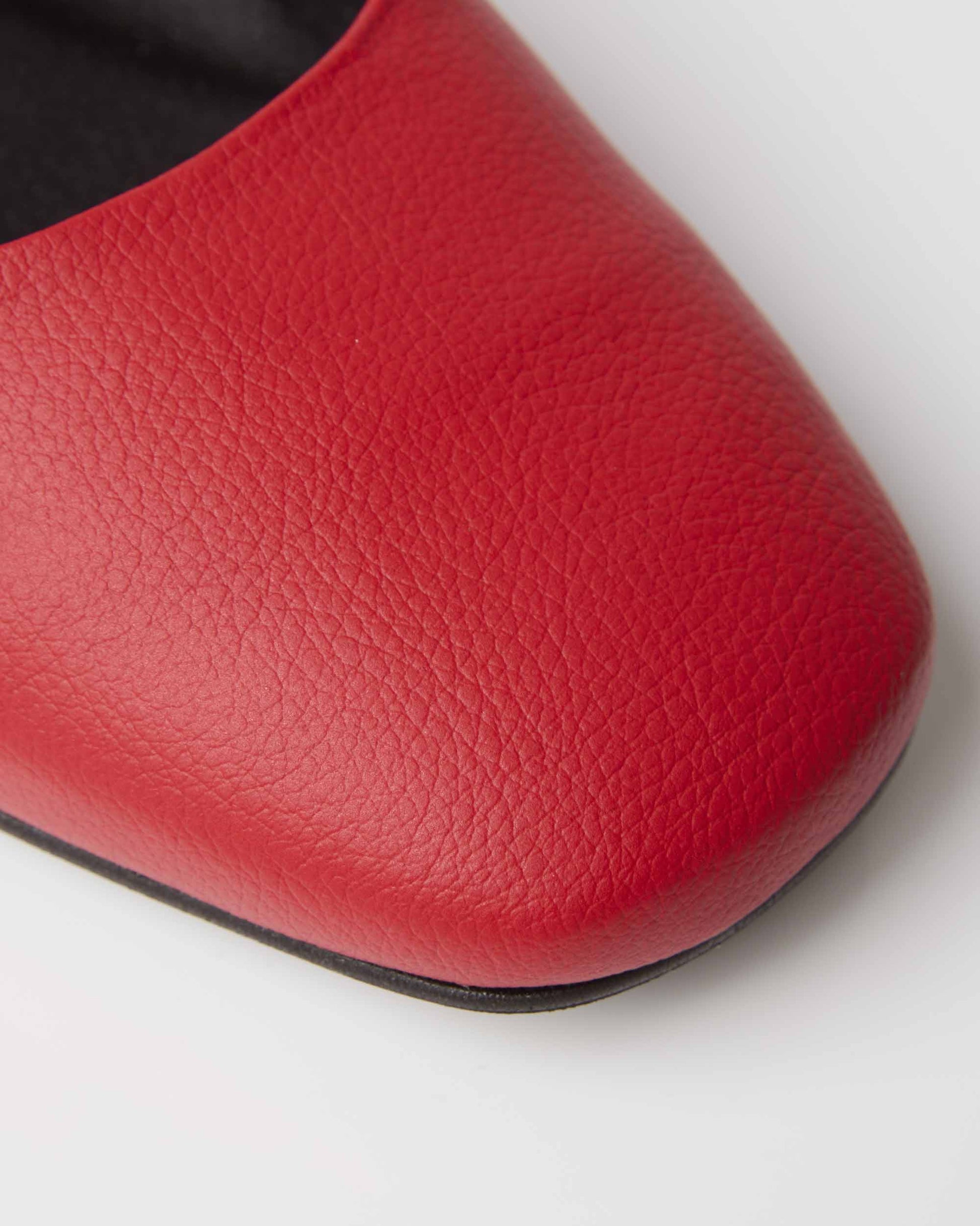 Strawberry Mary Jane Pumps red ballerinas - Vegan America