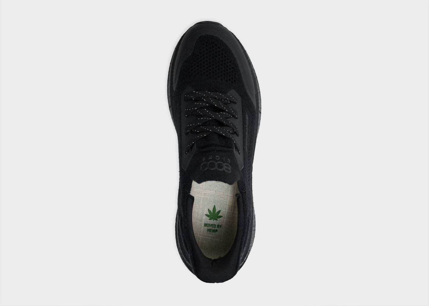 Runners for Men in Full Black - Vegan America