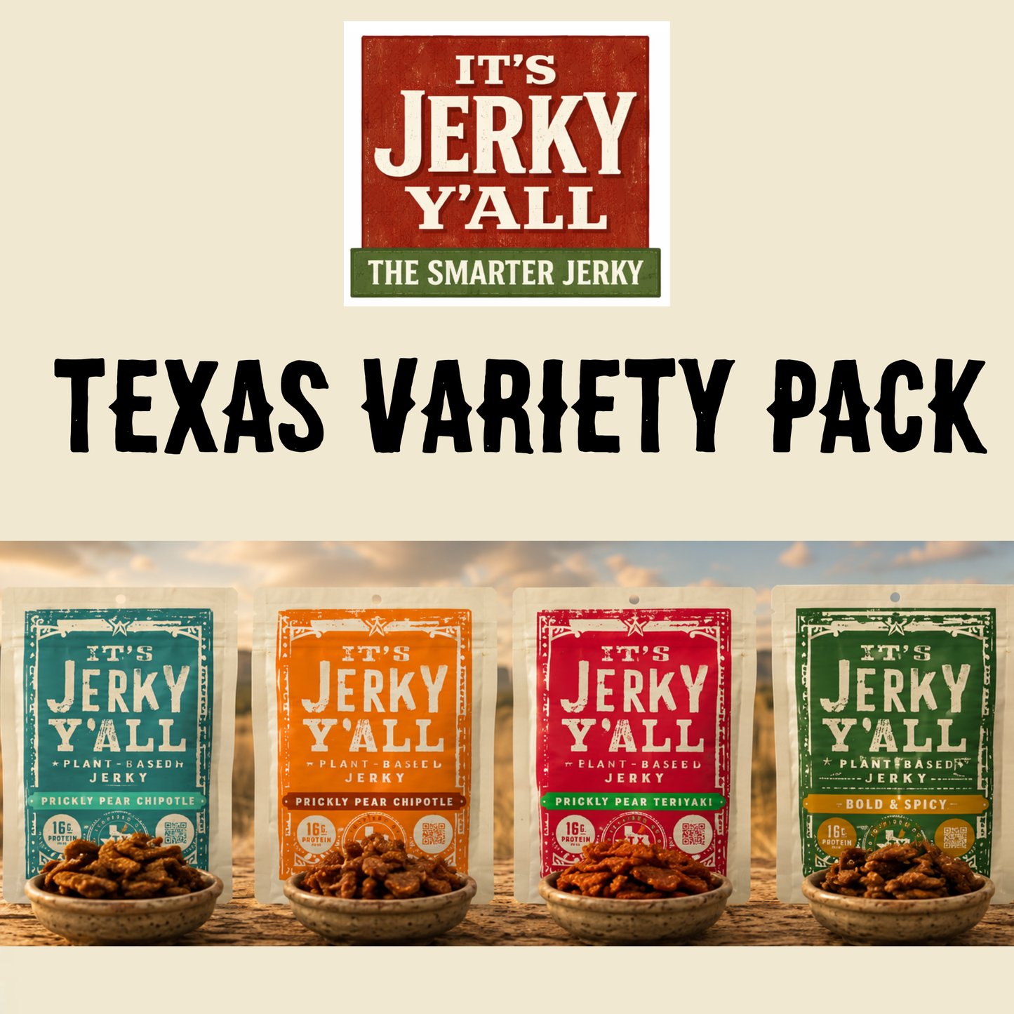 The Smarter Jerky™ Texas Variety Pack