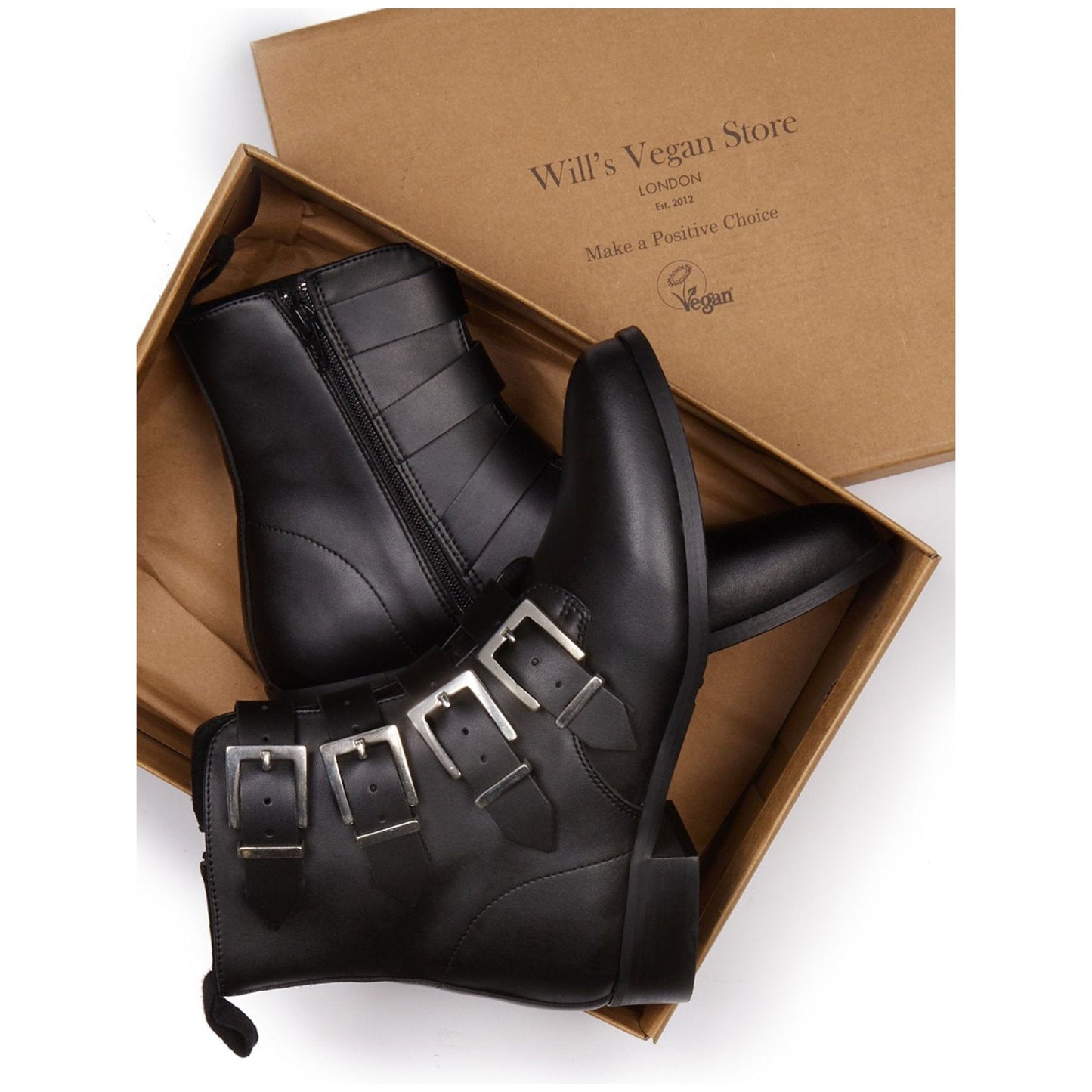 4 Strap Biker Boots