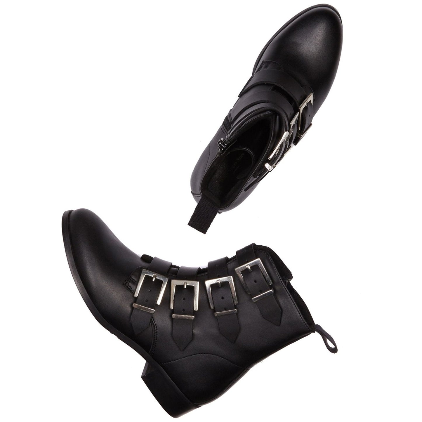 4 Strap Biker Boots