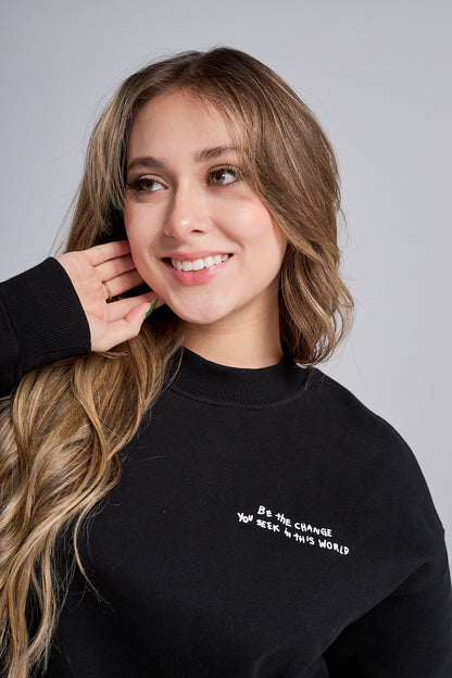 Be the change Crewneck