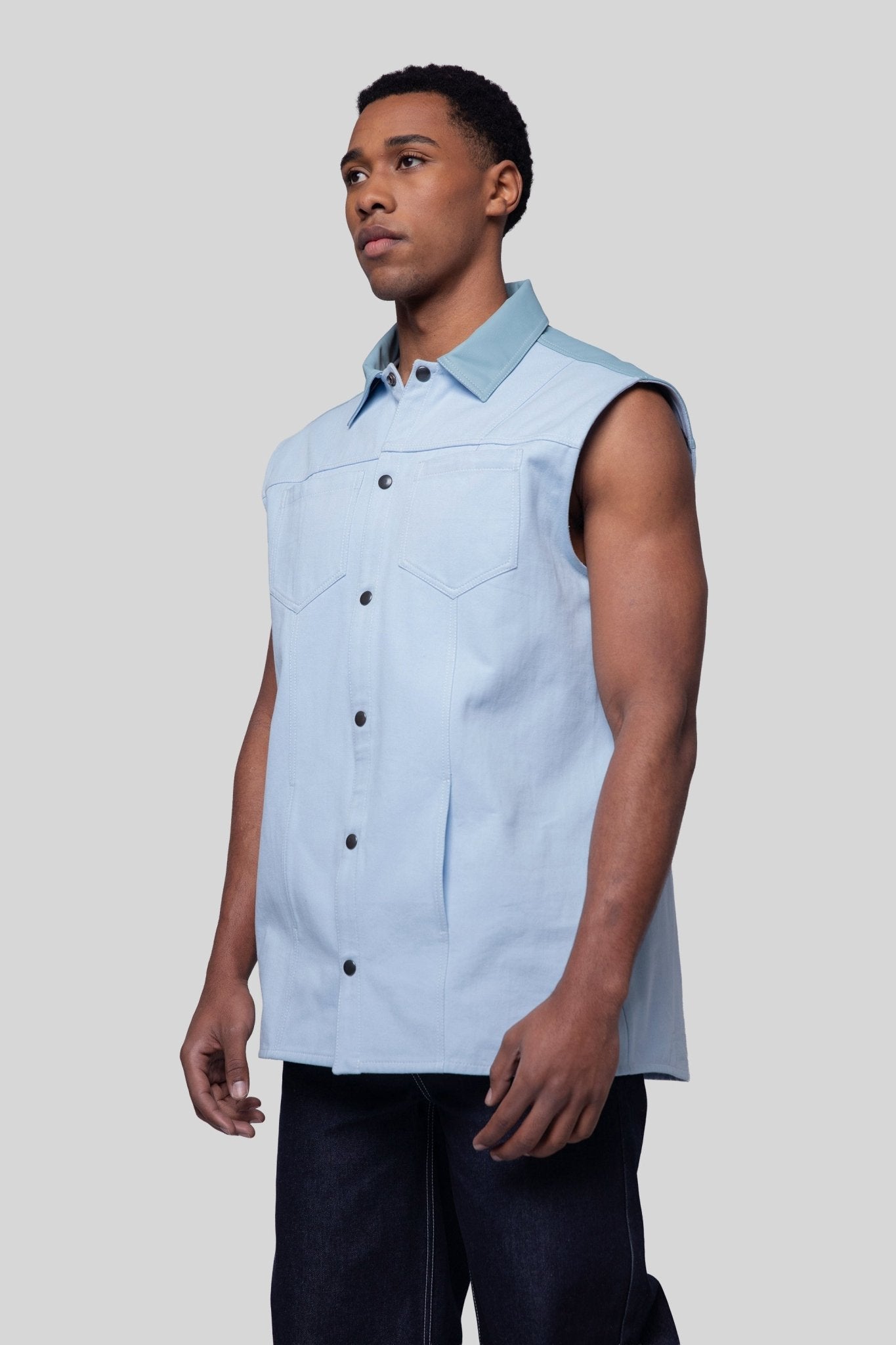 Blue Collar Vest - Vegan America