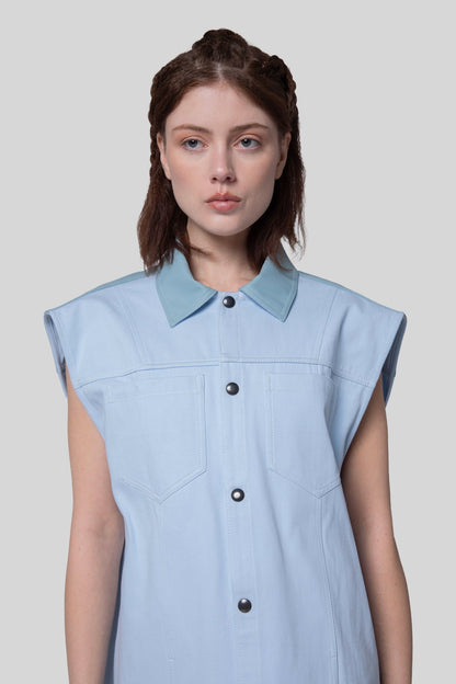 Blue Collar Vest - Vegan America