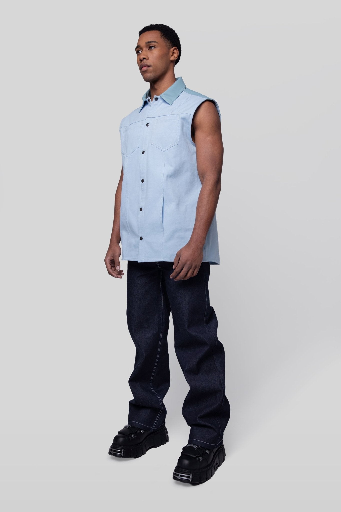 Blue Collar Vest - Vegan America