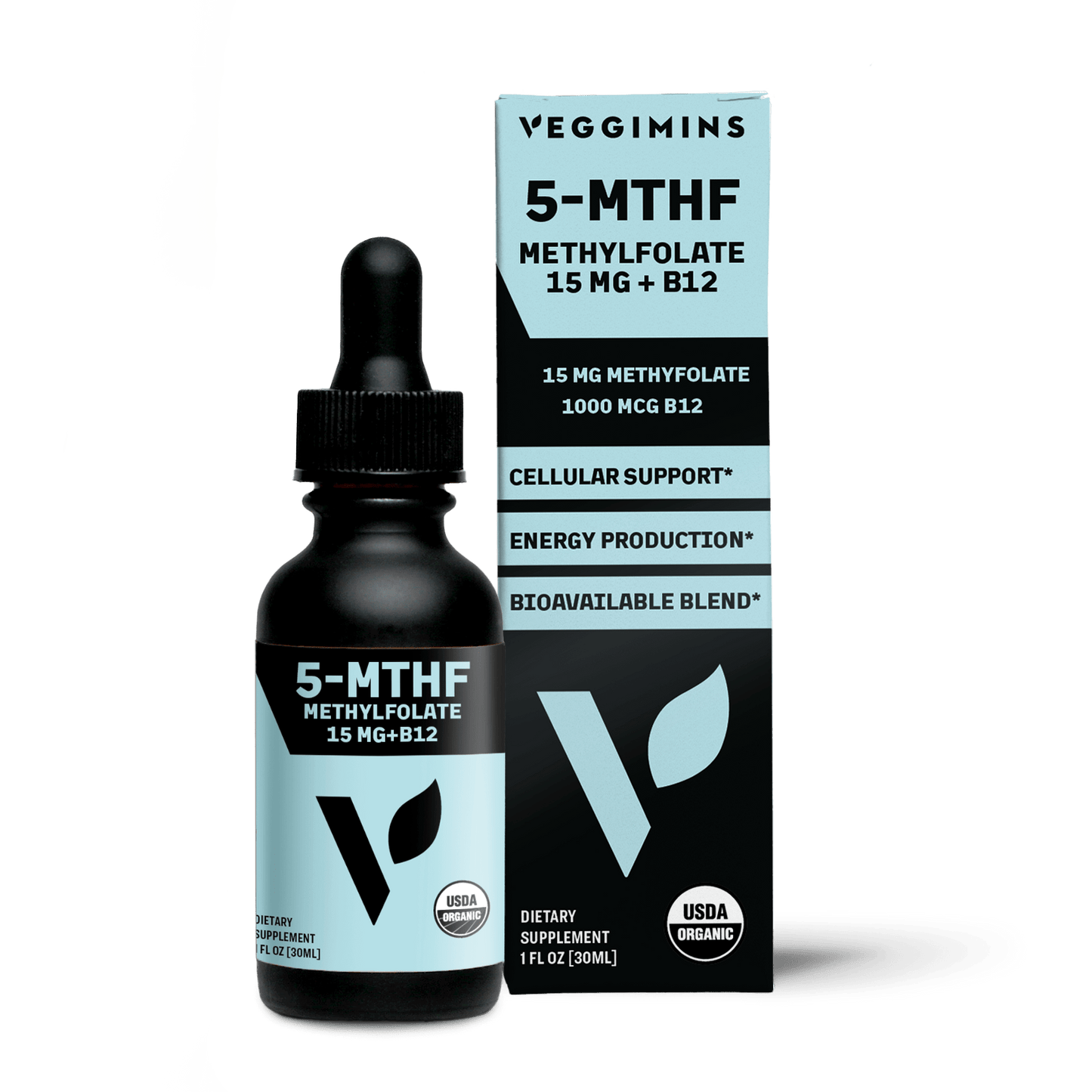 Organic Methylfolate 15mg + B12 - Vegan America