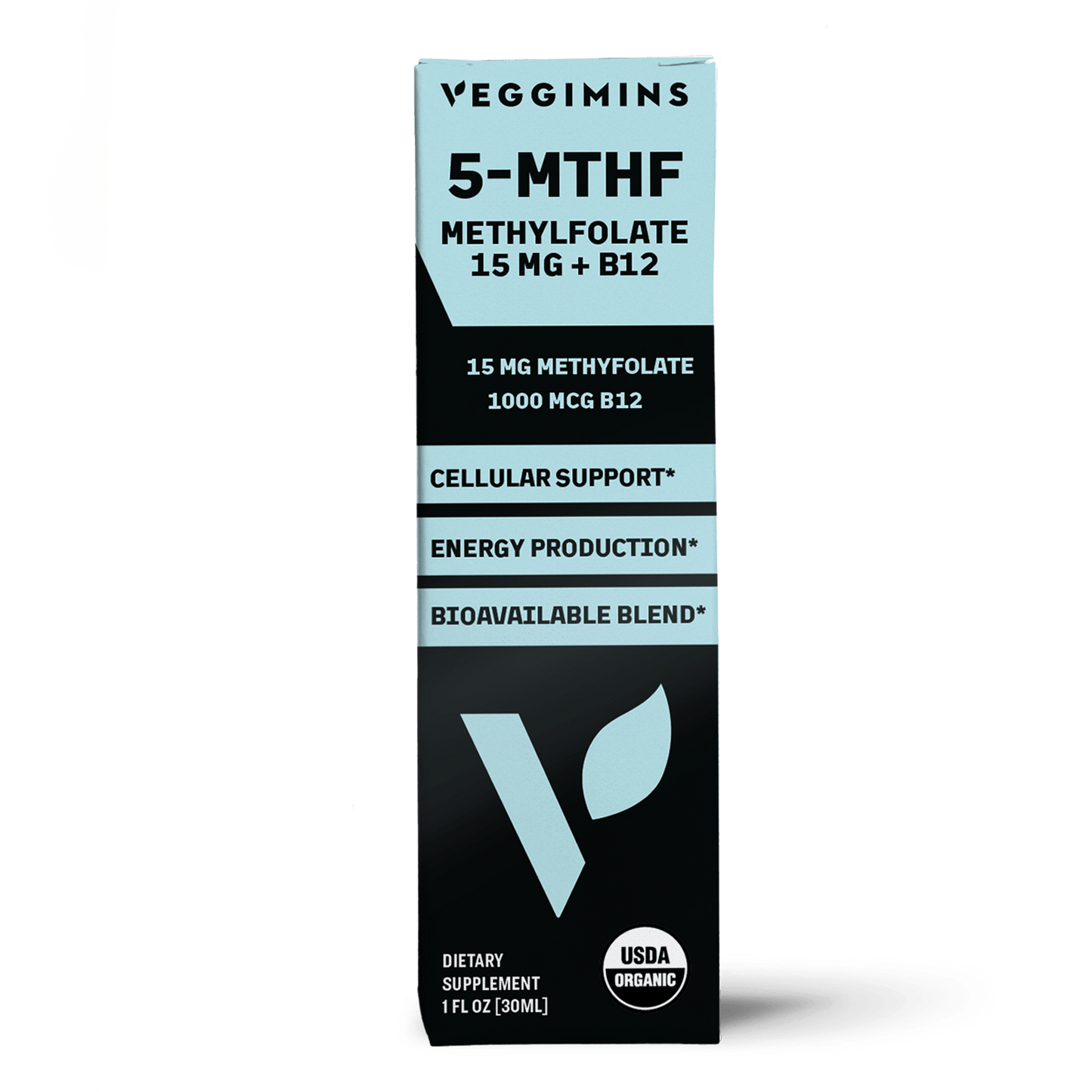 Organic Methylfolate 15mg + B12 - Vegan America