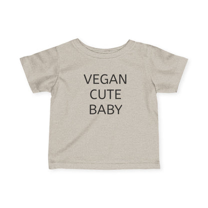 Vegan Baby Tee, Cute Infant T-Shirt, Organic Cotton Toddler Shirt, Eco - Friendly Baby Gift, Baby Shower Present - Vegan America