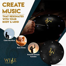 Wise Harmony 6 Inch Steel Tongue Rain Drum