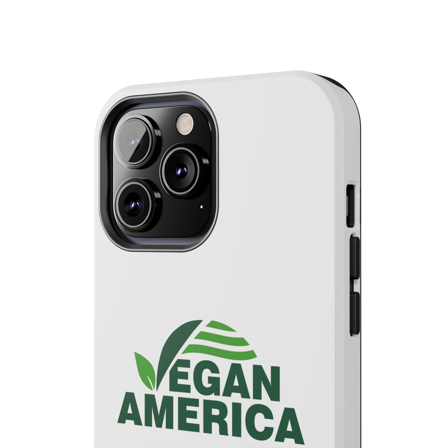 Vegan America Tough Phone Case — Eco - Friendly Plant Logo Protective Cover - Vegan America