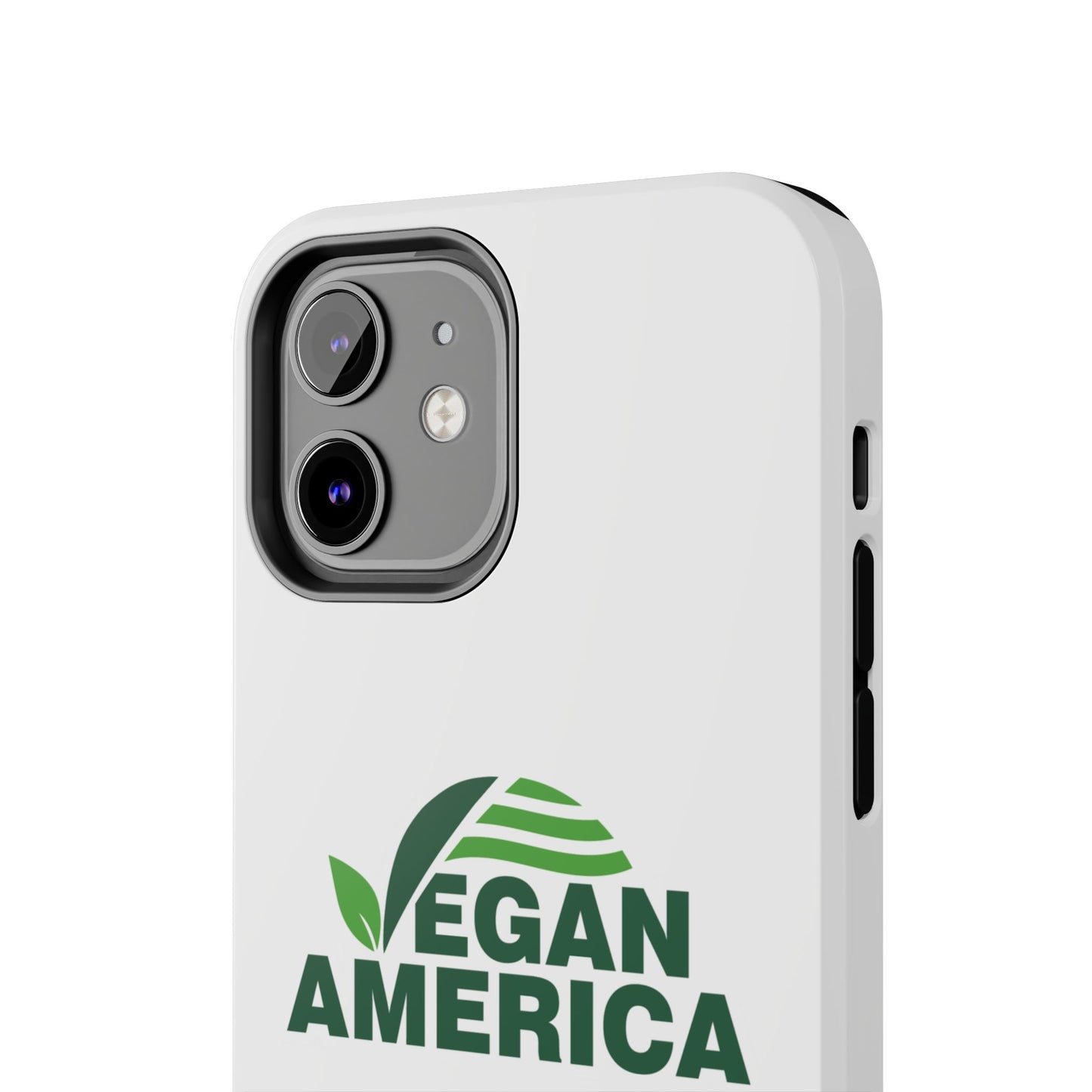 Vegan America Tough Phone Case — Eco - Friendly Plant Logo Protective Cover - Vegan America