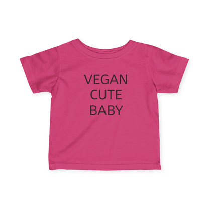 Vegan Baby Tee, Cute Infant T-Shirt, Organic Cotton Toddler Shirt, Eco - Friendly Baby Gift, Baby Shower Present - Vegan America