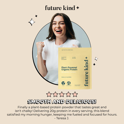 Organic Vegan Protein Powder - Vanilla Flavored