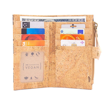 Flower Garden Cork Wallet
