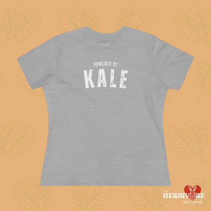 Powered by Kale Women's Style T-Shirt - Vegan America