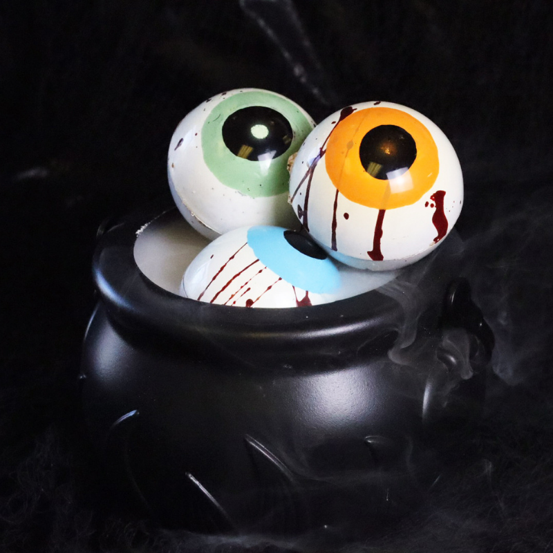 ** VEGAN ** Bombalicious Hot Chocolate Bombs: 'Eye See You' Halloween Edition