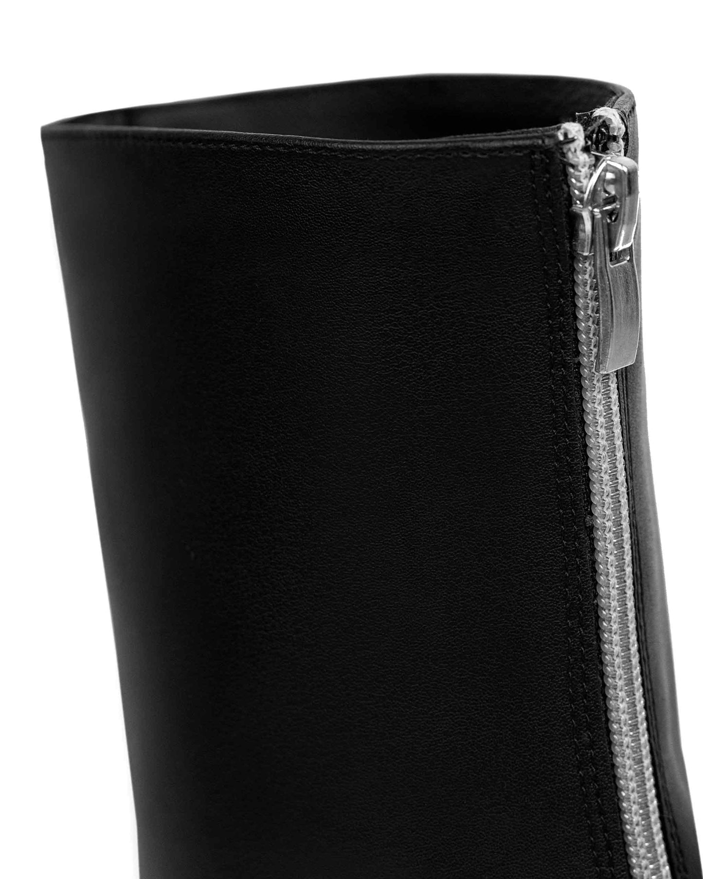 Cyber Boots Black cactus leather ankle boots - Vegan America