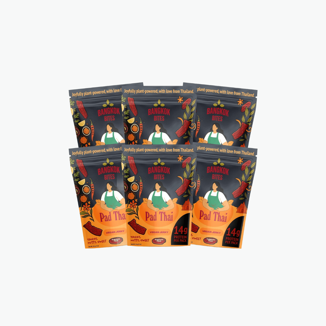 Bangkok Bites Jerky, Pad Thai - Vegan America