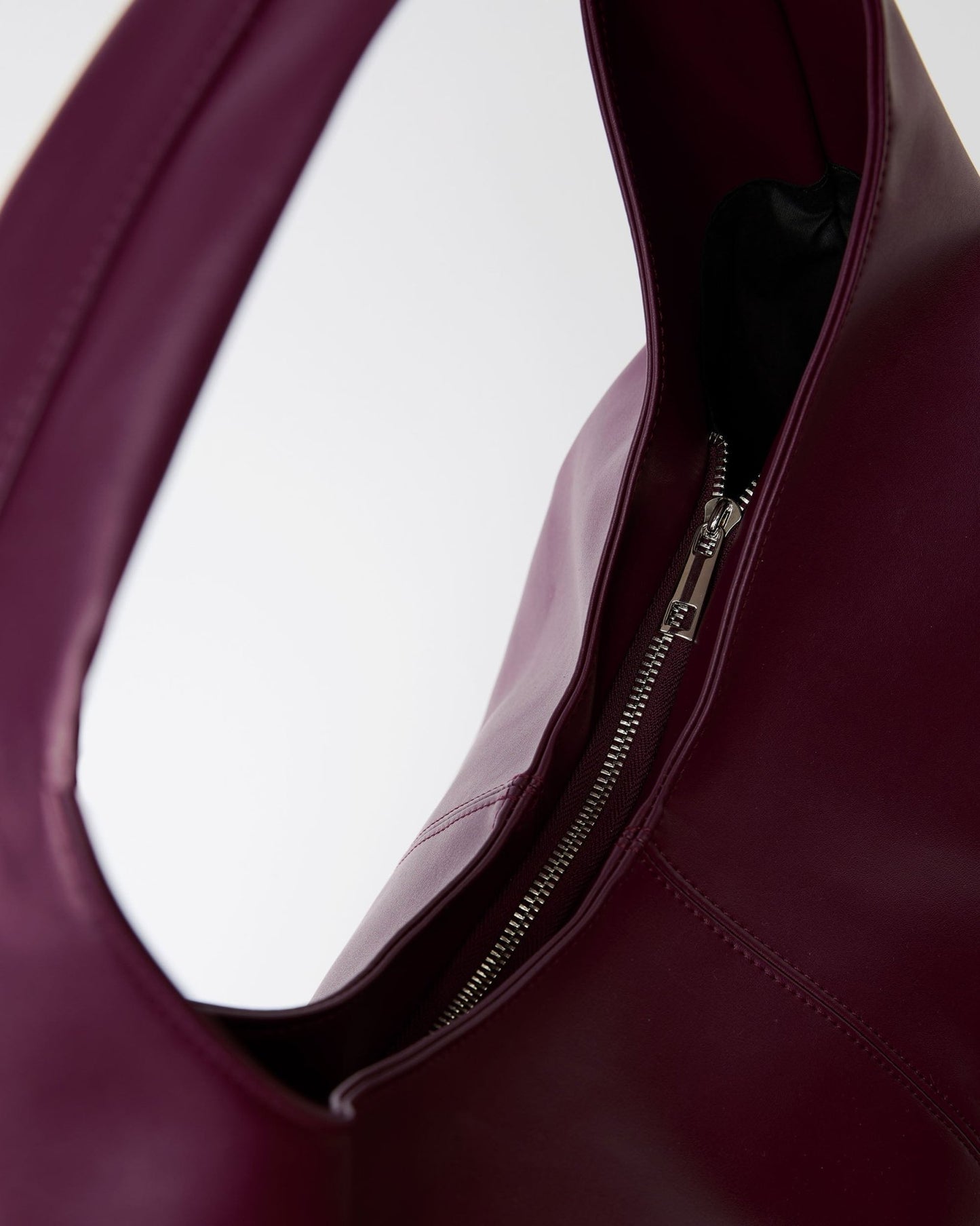 Bohema Slouchy Shopper Bag Burgund - Vegan America