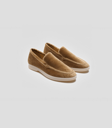 Vegan Velvet Loafer Taupe