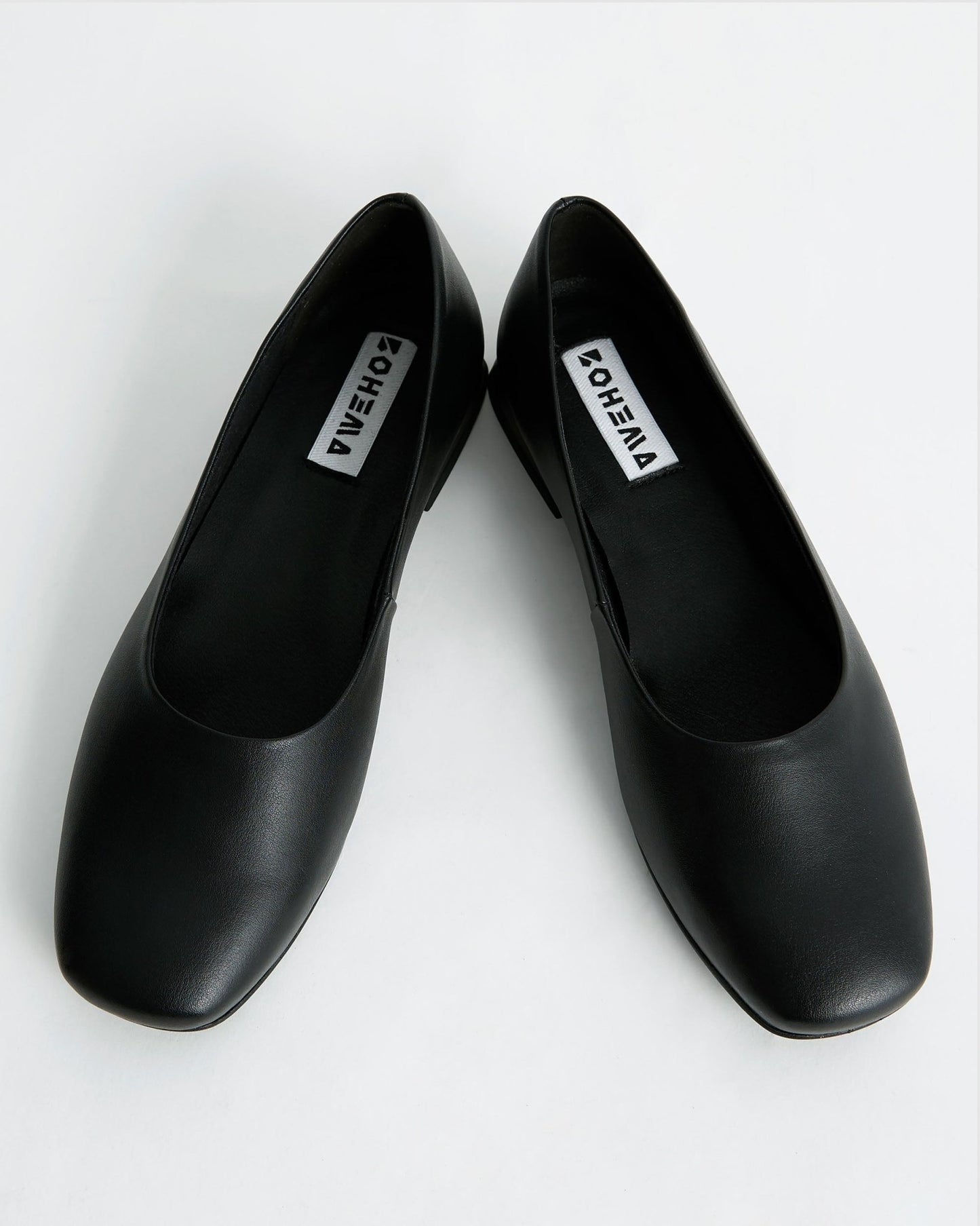 Black Diana Pumps black ballerinas with a square - cut shape - Vegan America